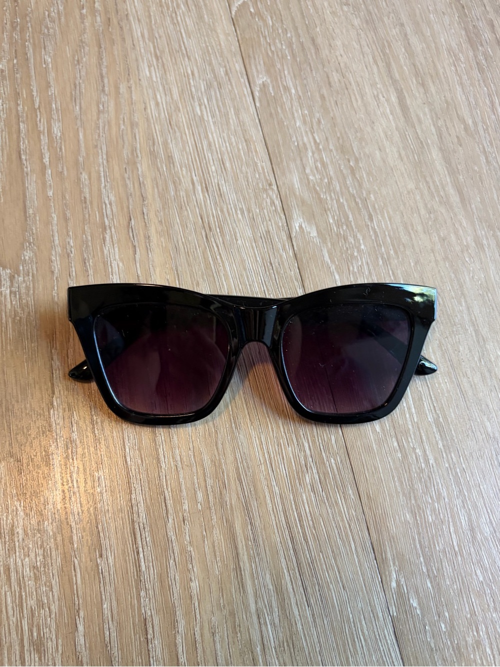 Black Square Cat-Eye Sunglasses - Women Accessories